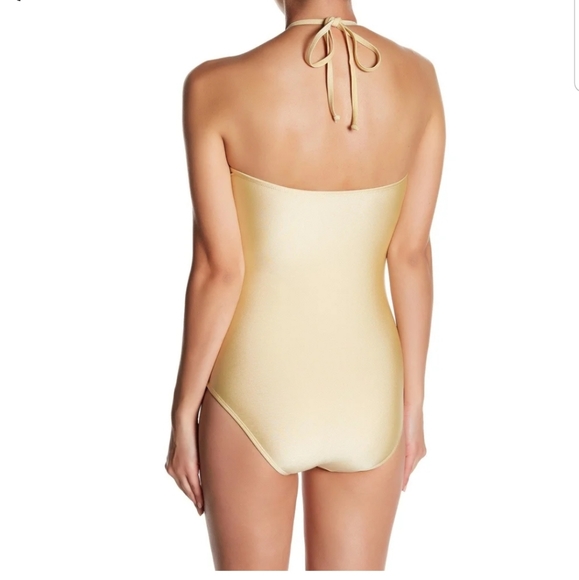 Marilyn Monroe Gold Womens One-Piece - Picture 6 of 6